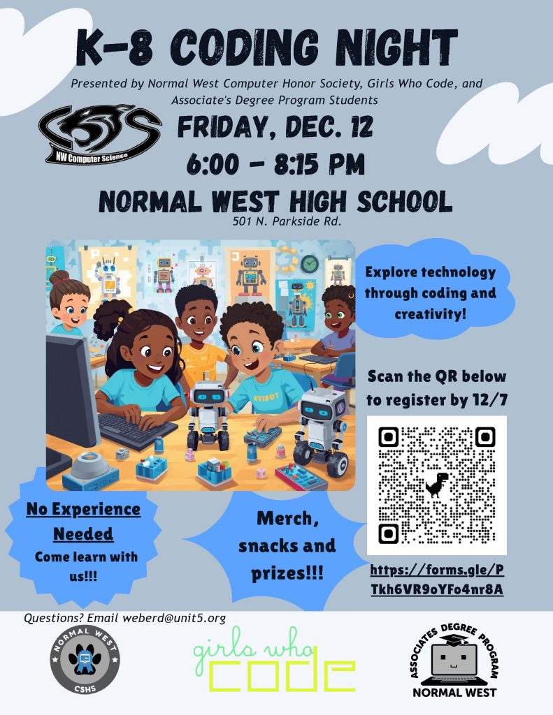 K-8 Coding Night 12 December 2025