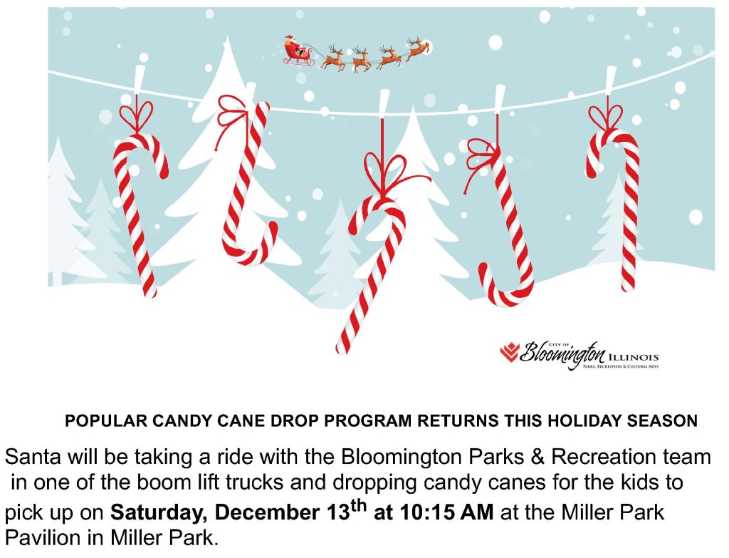 Candy Cane Drop By Bloomington Parks & Rec 13 December 2025