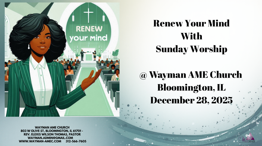 28 Dec 2025 Renew Your Mind With Sunday Worship