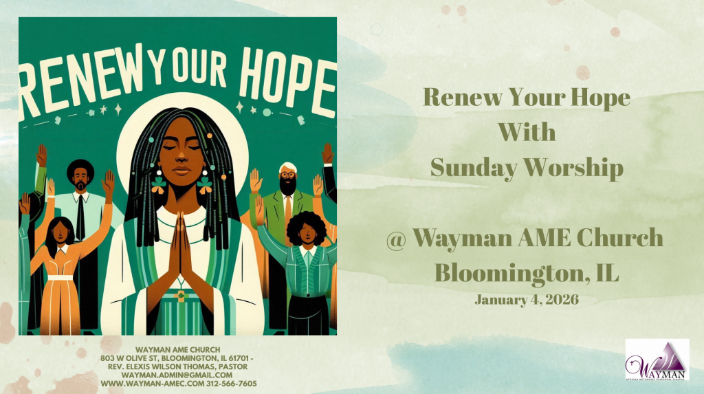 4 Jan 2026 Renew Your Hope With Sunday Worship