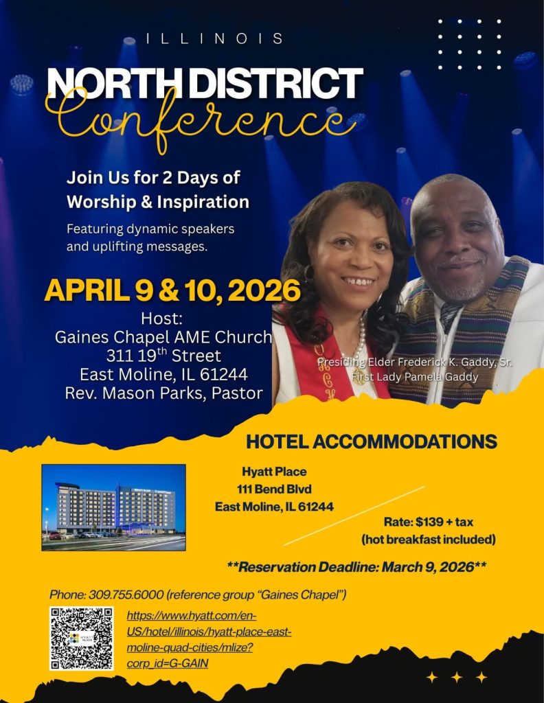 2026 Illinois Conference Fourth District Conference 9-10 April 2026