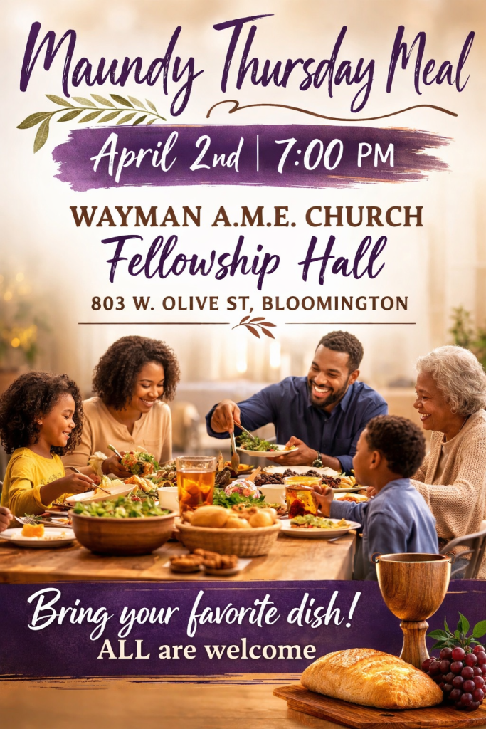 WAMEC Maundy Thursday Meal 2 April 2026