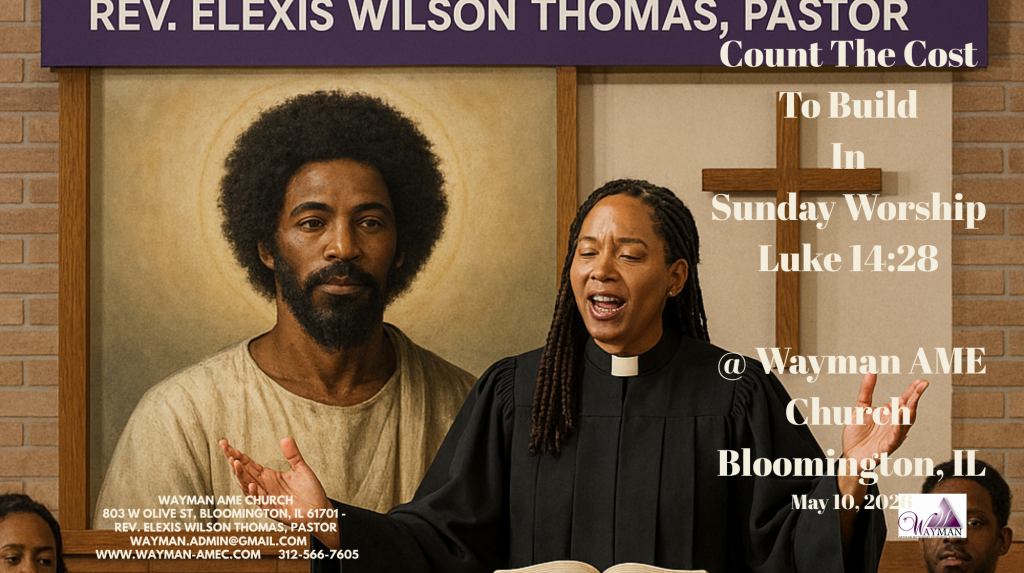 10 May 2026 Come Count The Cost To Build In Sunday Worship - Luke 14:28