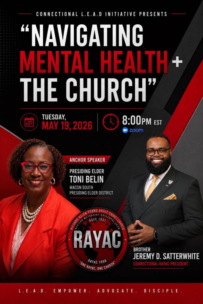 RAYAC -Navigating Mental Health + The Church 19 May 2026
