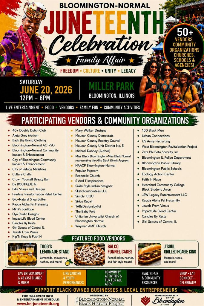 Juneteenth Celebration Complete List Of Vendors 20 June 2026