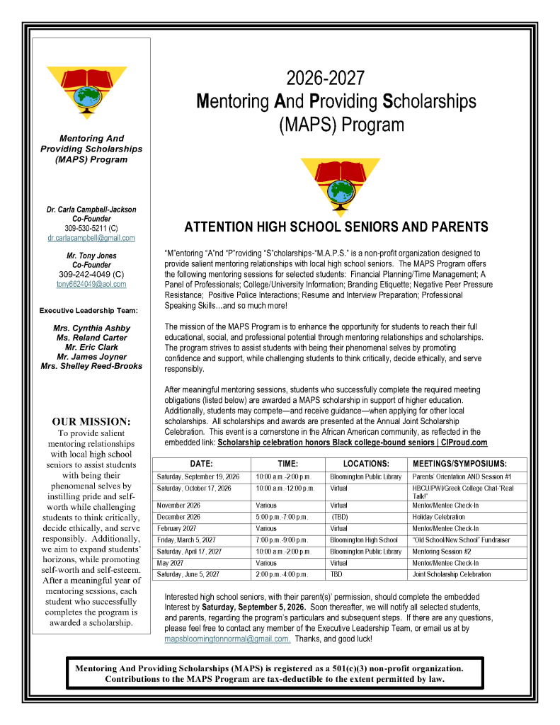 2026-2027 Mentoring And Providing Scholarships (MAPS) Program Interest Form Pt1