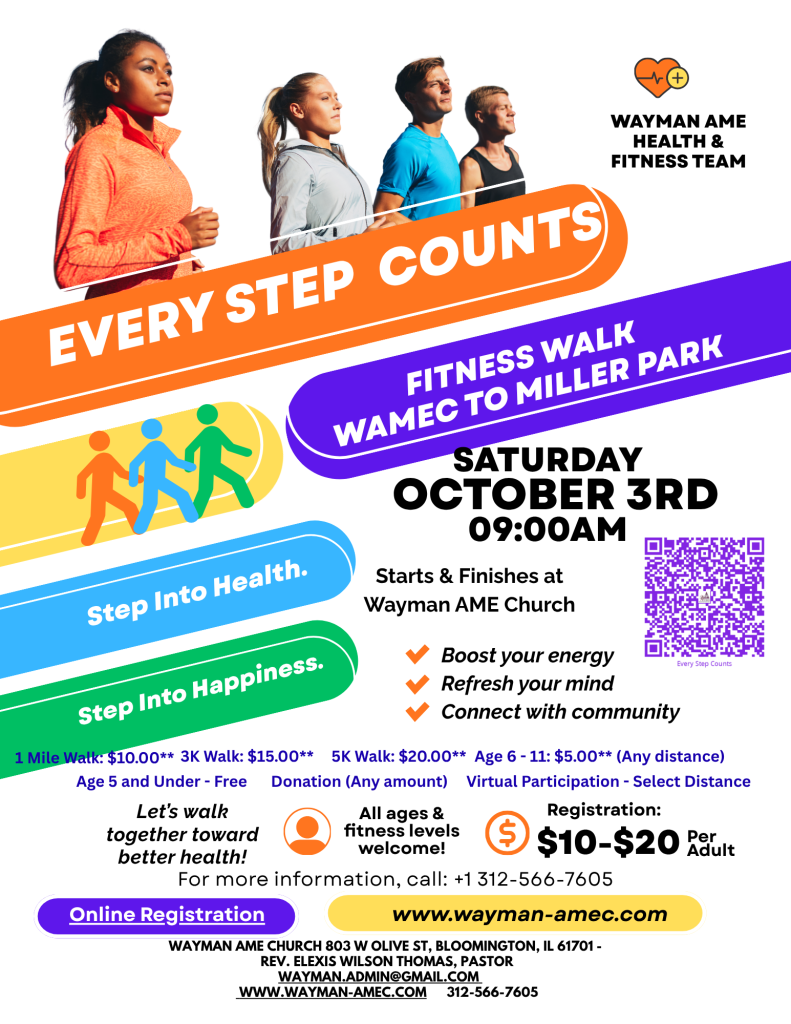 EVERY STEP COUNTS FITNESS WALK 3 OCTOBER 2026