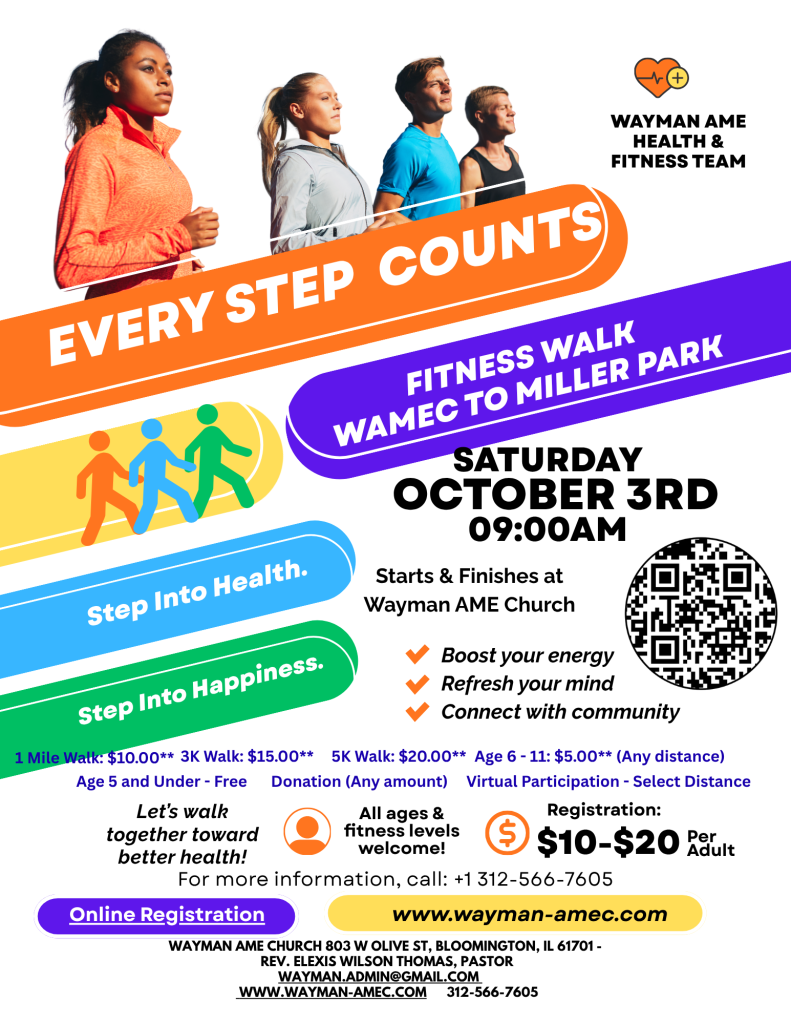 EVERY STEP COUNTS FITNESS WALK 3 OCTOBER 2026