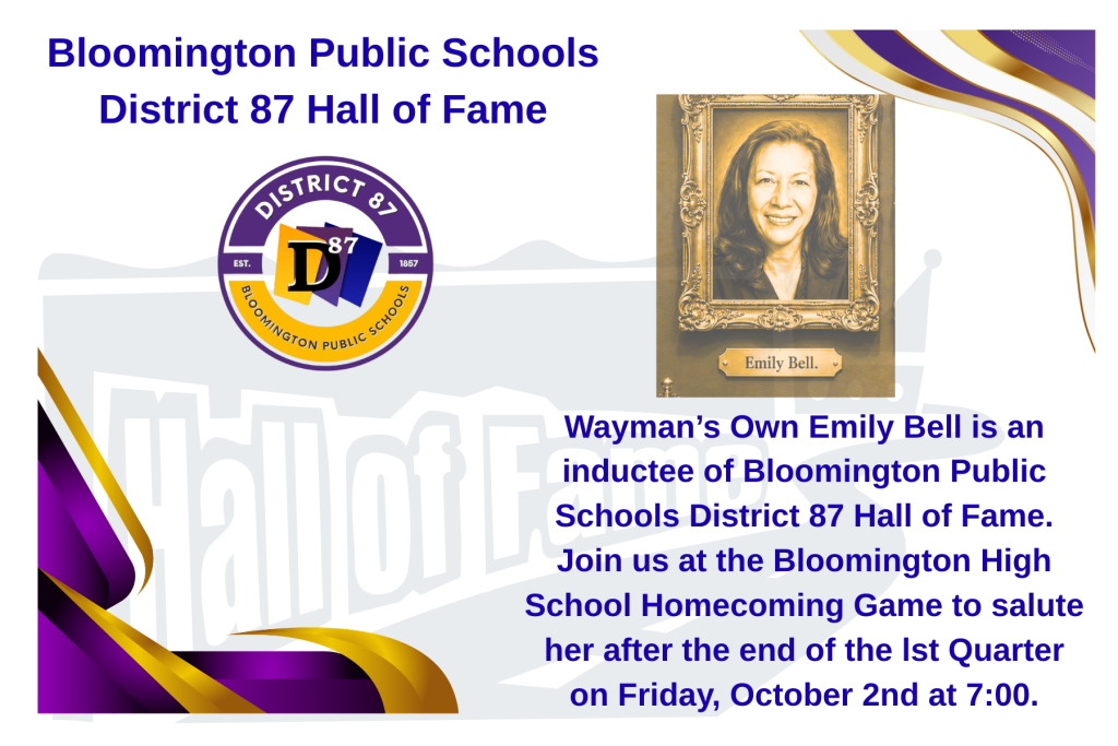 District 87 Hall Of Fame Induction Of Emily Bell 2 October 2026