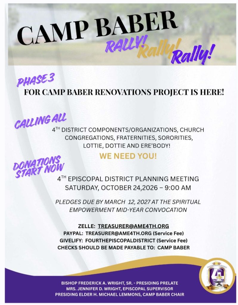 WMS Camp Baber Rally!✨💜 24 October 2026